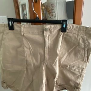 Gloria Vanderbilt cotton spandex shorts sz 22X plus